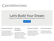 Tablet Screenshot of carterventures.com